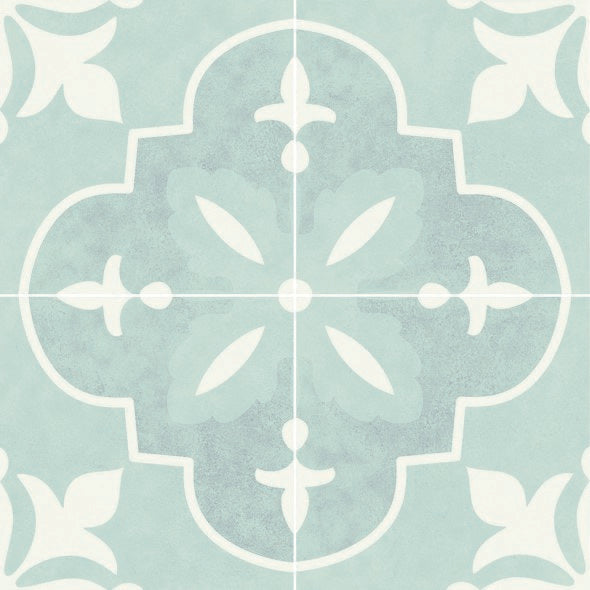 H15 Nora Aqua Porcelain Decor Tile – Evalution Flooring