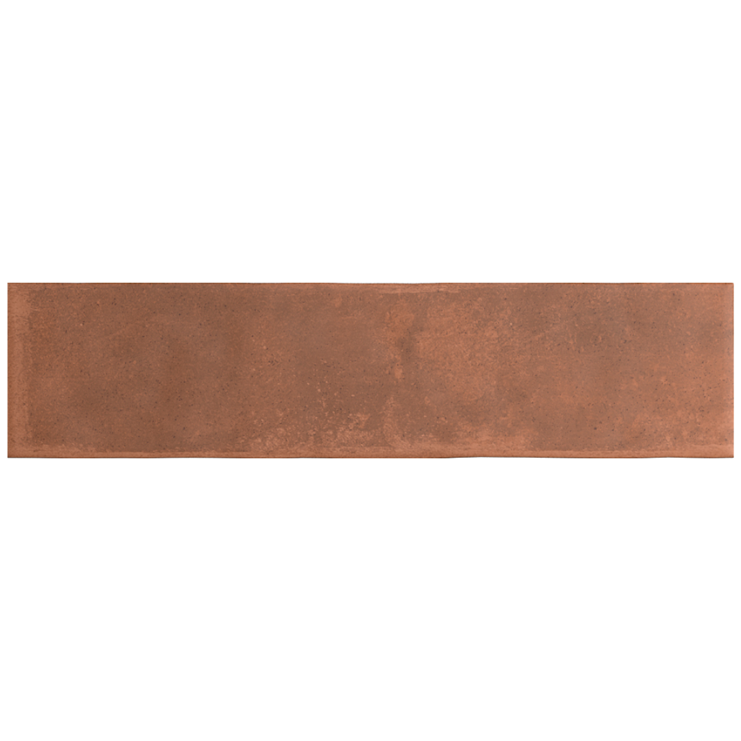 Sagunto Cotto Dark Terracotta Glazed Porcelain Tile - Western