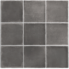 Load image into Gallery viewer, Argile Dark Cuadrado Porcelain Decor Square Tile
